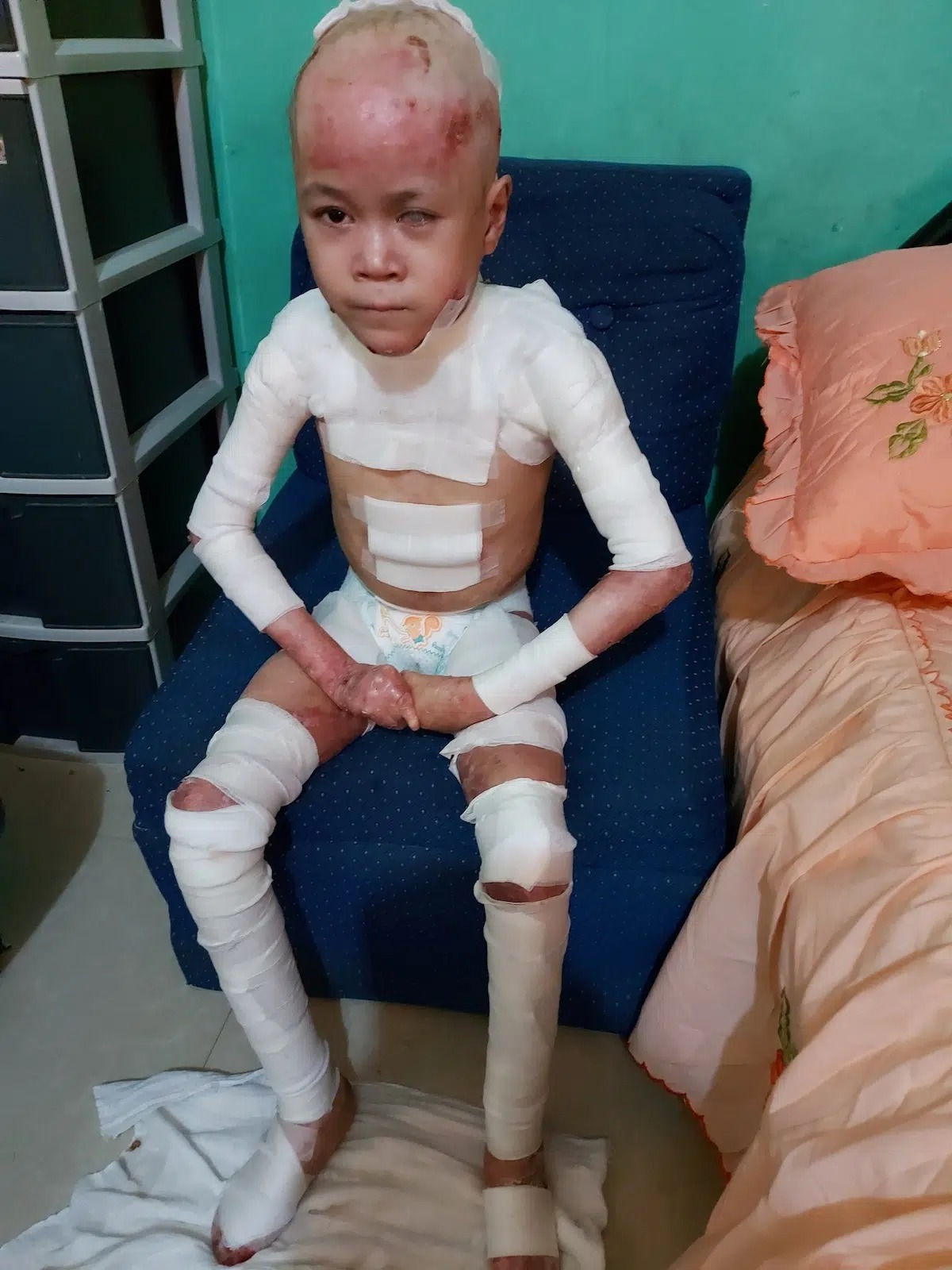 Niños beneficiados por la campaña